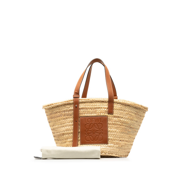 LOEWE Large Raffia Basket Tote Bag - Picture 12 of 12